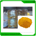 Iron oxide yellow for yellow cement colorant